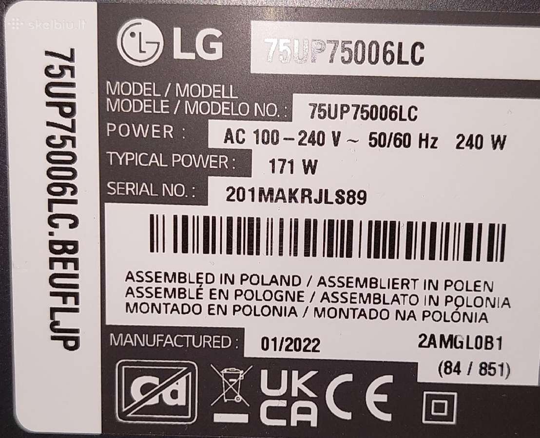 Lg75p75006lc - nuotraukos Nr. 2