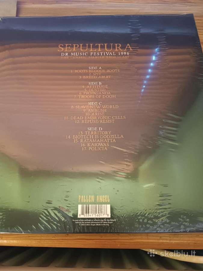Sepultura Dr. Music Festival 1996 Lp Unoficial - nuotraukos Nr. 3