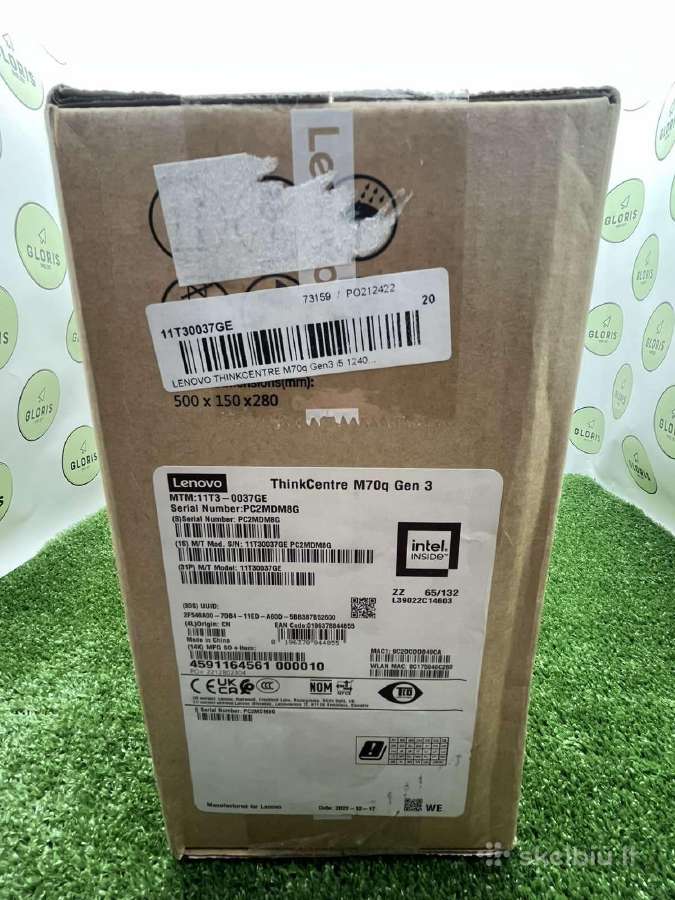 Lenovo Thinkcentre M70q Gen3 Tiny i5-12400t Naujas - nuotraukos Nr. 2