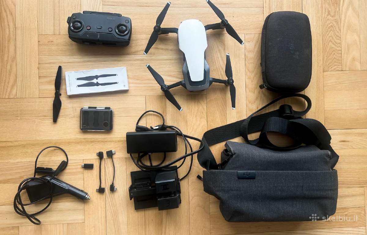 Dji Mavic Air dronas + profesionali kompektacija