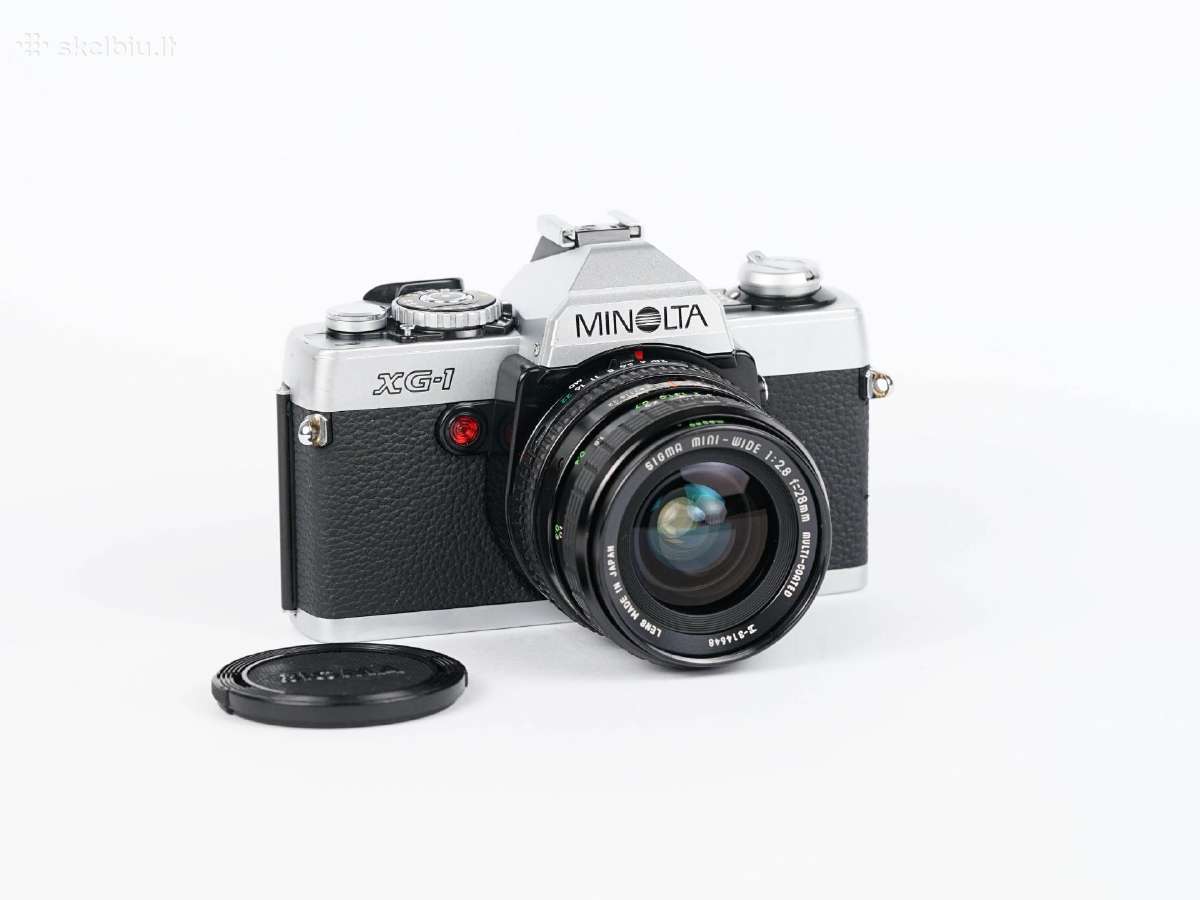 Minolta Xg-1 Juostinis Fotoaparatas + Sigma 28mm
