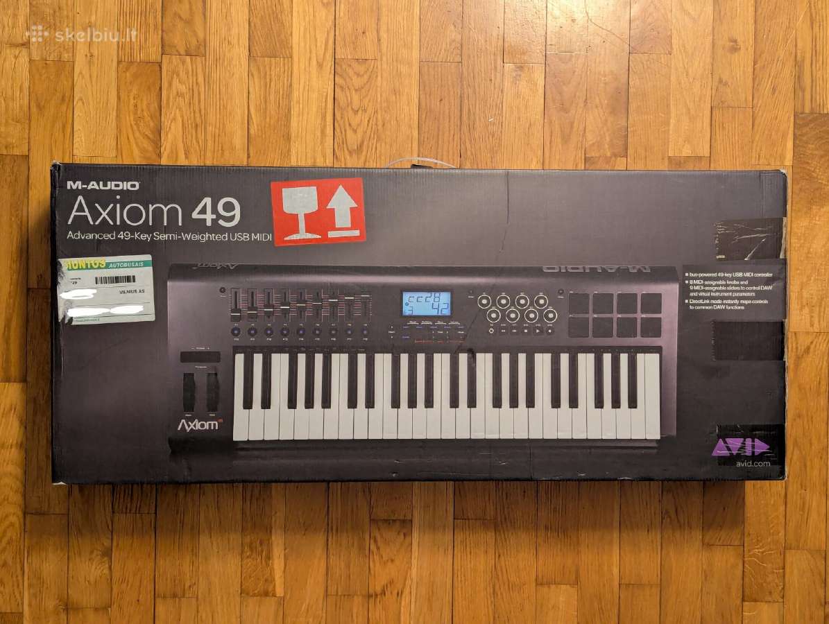 M-audio Axiom 49 mk2 pasunkinti klavišai atertouch - nuotraukos Nr. 2
