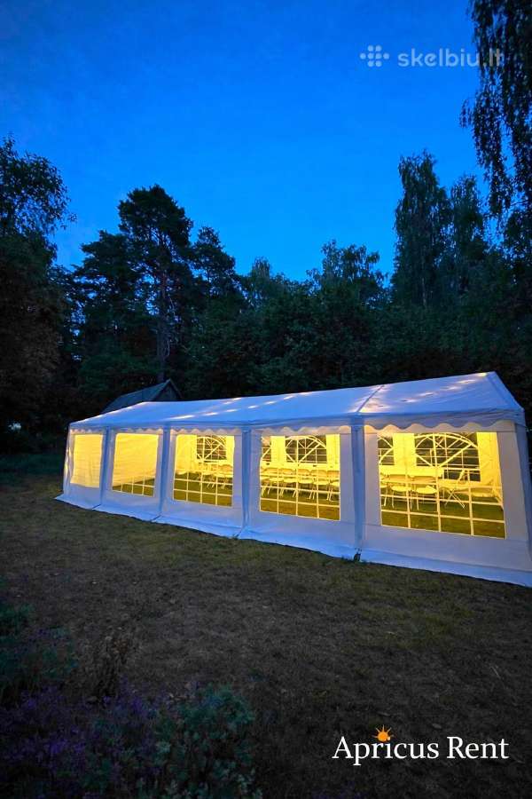 Palapinių, paviljonų ir lauko baldų nuoma - nuotraukos Nr. 6