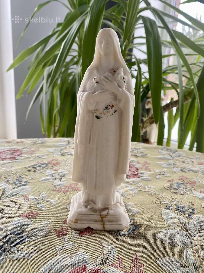 Vintažinė Šv.teresėlės skulptūra iš akmens - nuotraukos Nr. 9