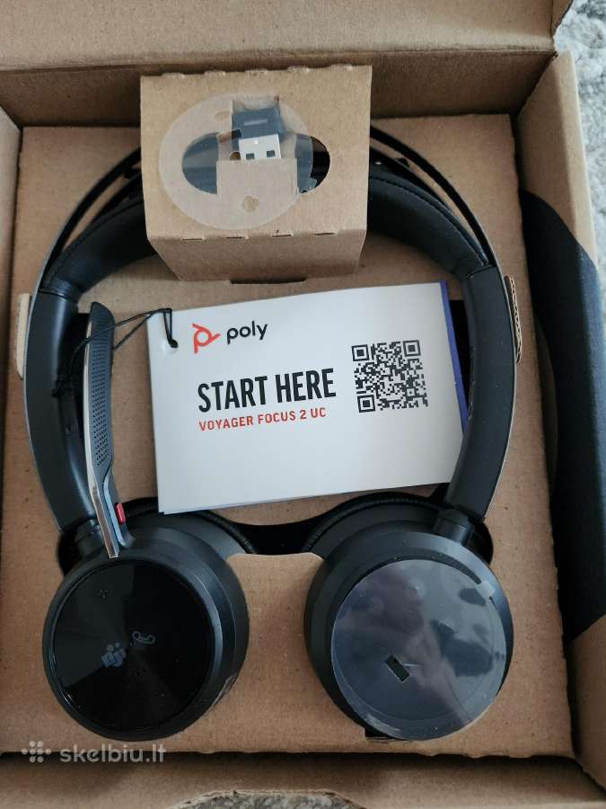 Parduodamos Ausinės 'Poly Voyager Focus 2uc Usb-a'