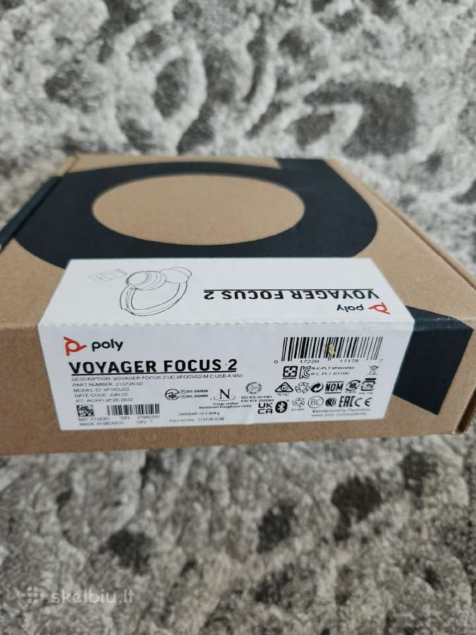 Parduodamos Ausinės 'Poly Voyager Focus 2uc Usb-a' - nuotraukos Nr. 3