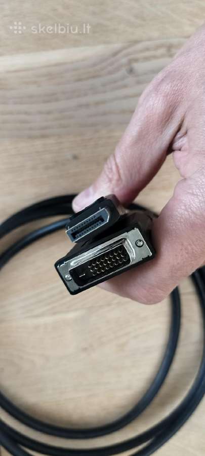 Dvi- Display Port kabelis