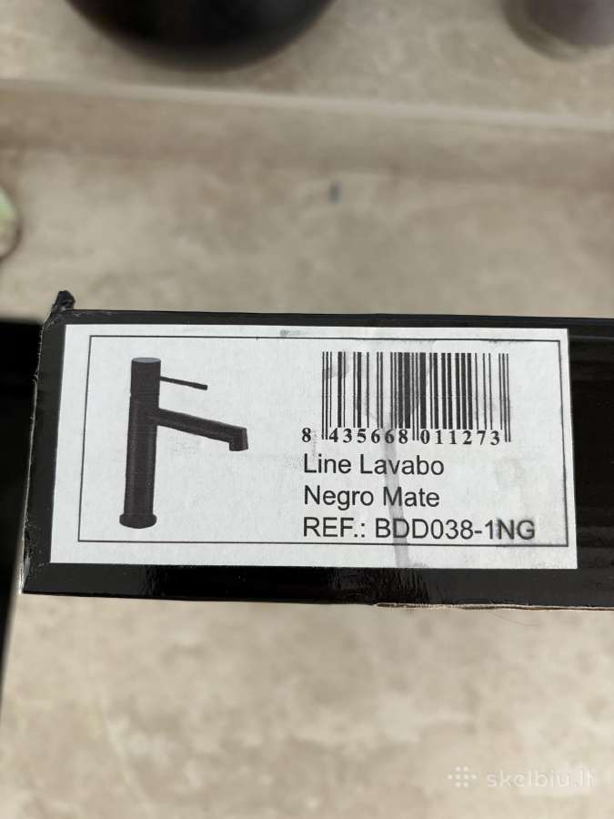 Imex Line praustuvo maišytuvas juodas matinis - nuotraukos Nr. 2