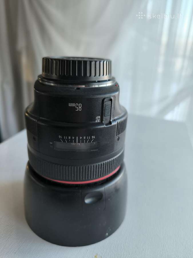 Parduodu Canon Ef 85 mm f/1.2l II Usm