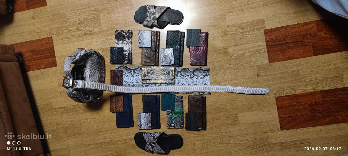 Naturallios pitono odos yvairi galanterija nuo 38€ - nuotraukos Nr. 7