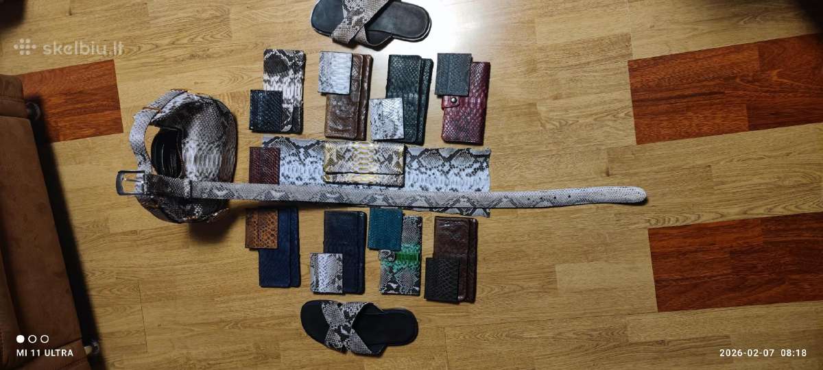Naturallios pitono odos yvairi galanterija nuo 38€ - nuotraukos Nr. 8