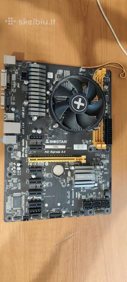 Biostar Tb85 +8gb RAM + intel i5-4590s + rx560 4gb