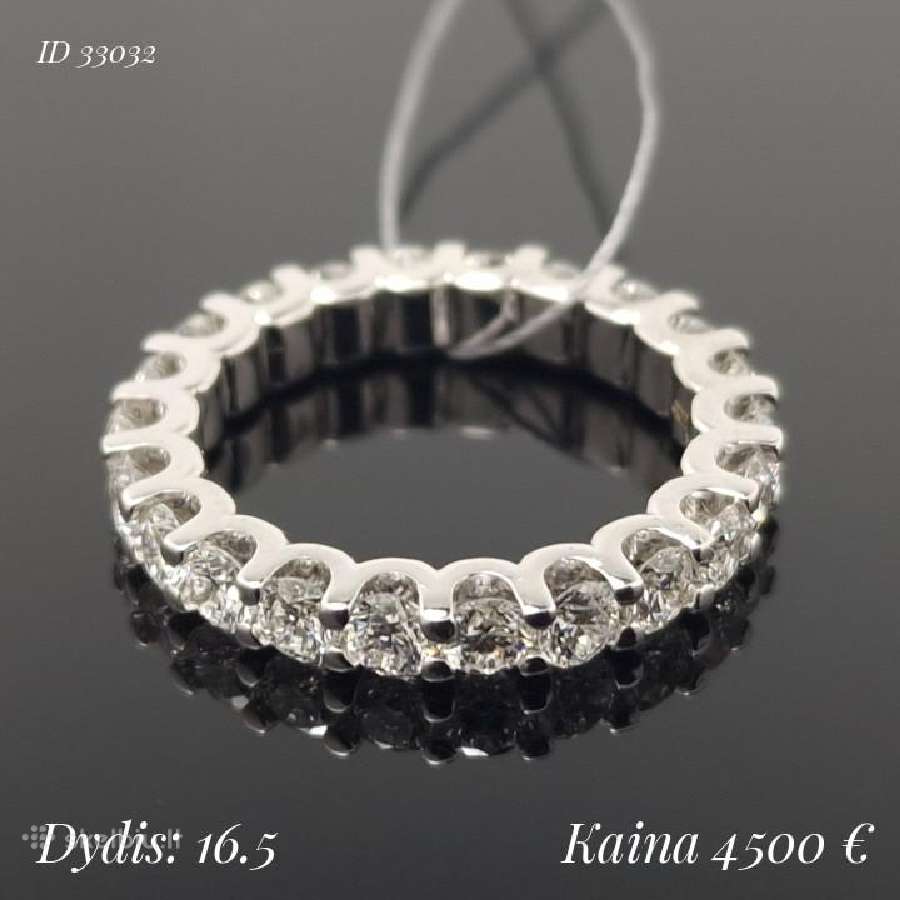 Auksiniai žiedai su akutėmis ratuku - nuotraukos Nr. 2