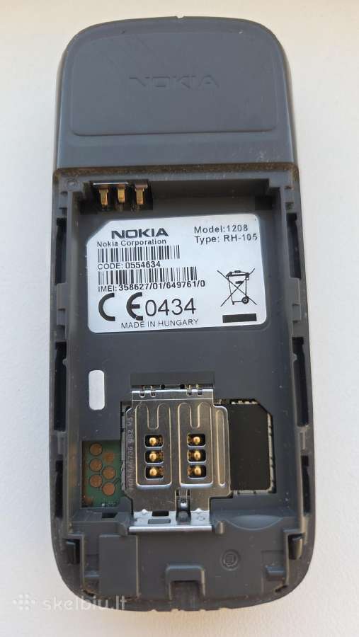 Nokia 1208 - nuotraukos Nr. 3