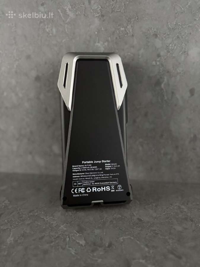 Kokybiškas varyklio užvedejas car jump starter - nuotraukos Nr. 4