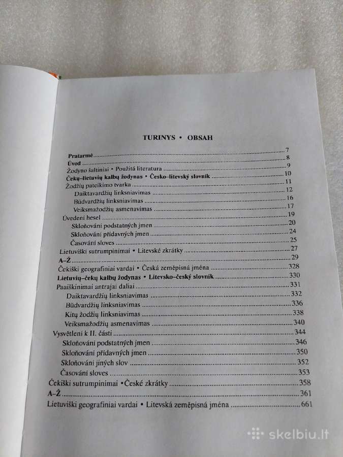 Čekų-lietuvių, lietuvių-čekų kalbų žodynas - nuotraukos Nr. 3