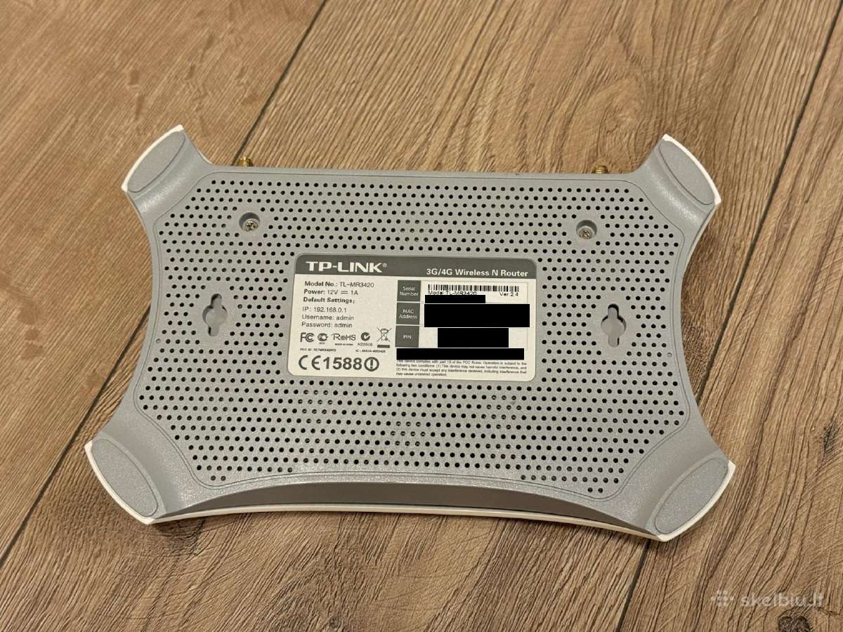 Tp-link Tl-mr3420 - nuotraukos Nr. 7