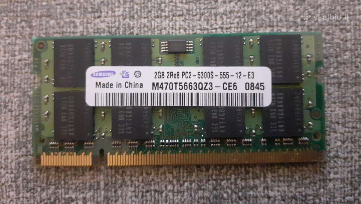 2gb Ddr2 So-dimm Operatyvioji atmintis (RAM)