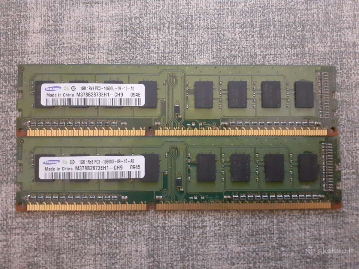 1gb Ddr3 Dimm Operatyvioji atmintis (RAM)