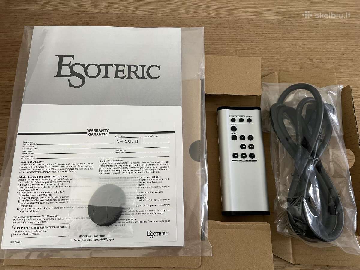 Esoteric N05xe, Esoteric S05xe, N01xd Se - nuotraukos Nr. 5