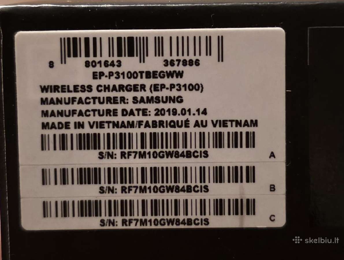 Samsung bevielis įkroviklis - nuotraukos Nr. 2