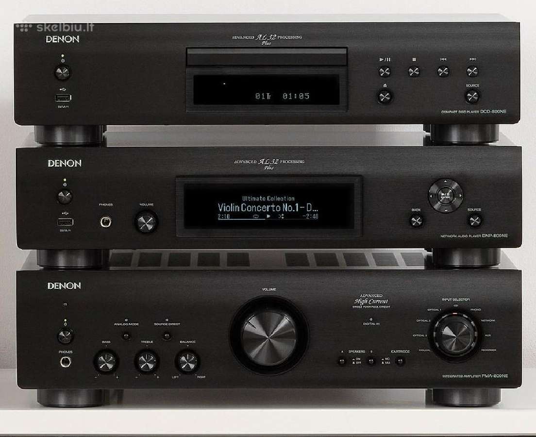 Denon pma-800ne + dcd-800ne + dnp-800ne muzikinis