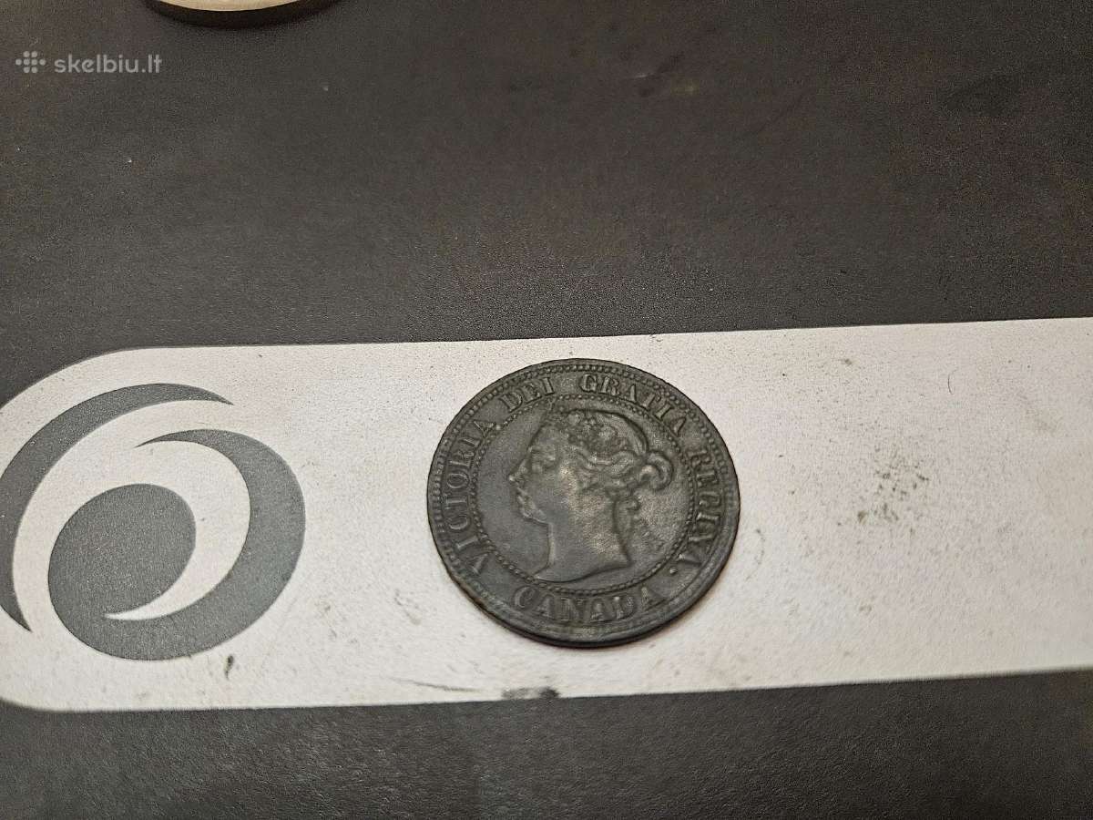1891 m. Kanados 1 centas (Victoria Dei