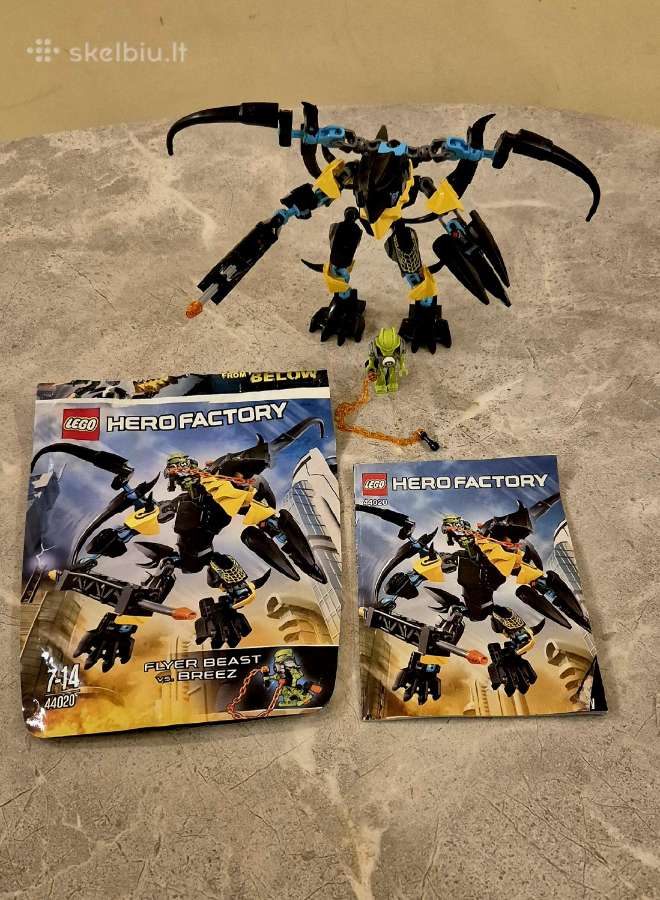 Lego Hero Factory: Flyer Beast Vs. Breez (44020) - nuotraukos Nr. 3
