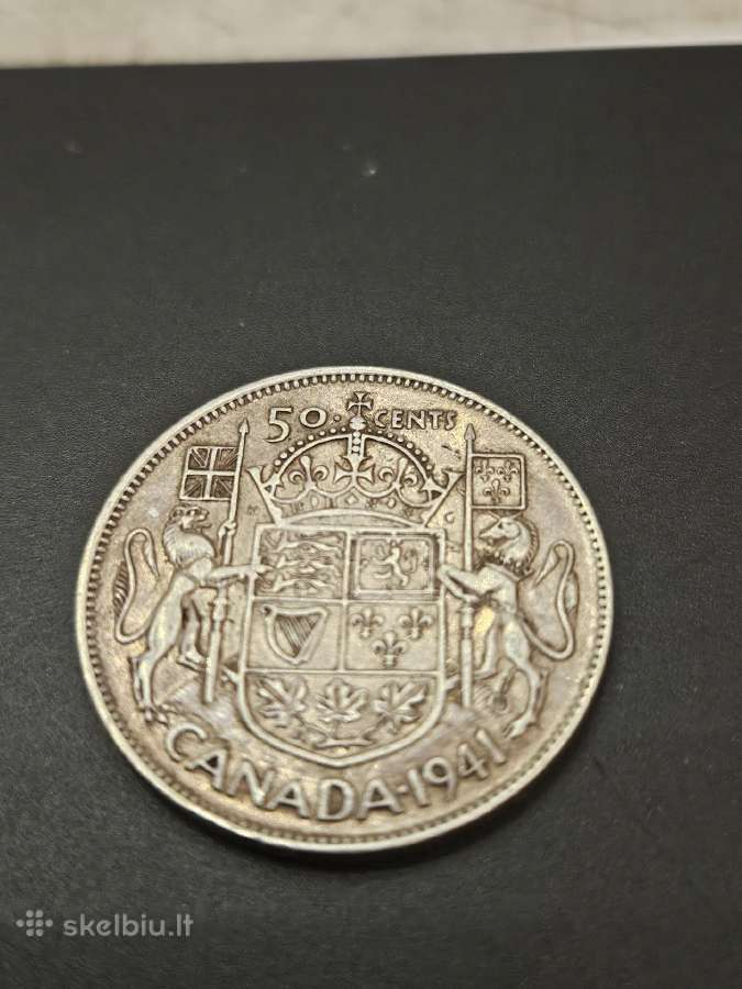 1941 m. Kanados sidabriniai 50 centų
