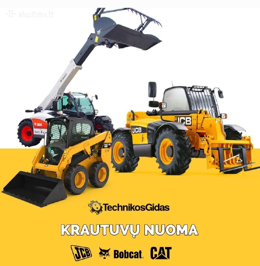 Teleskopinio krautuvo Nuoma Bobcat-manitou Kaunas - nuotraukos Nr. 9