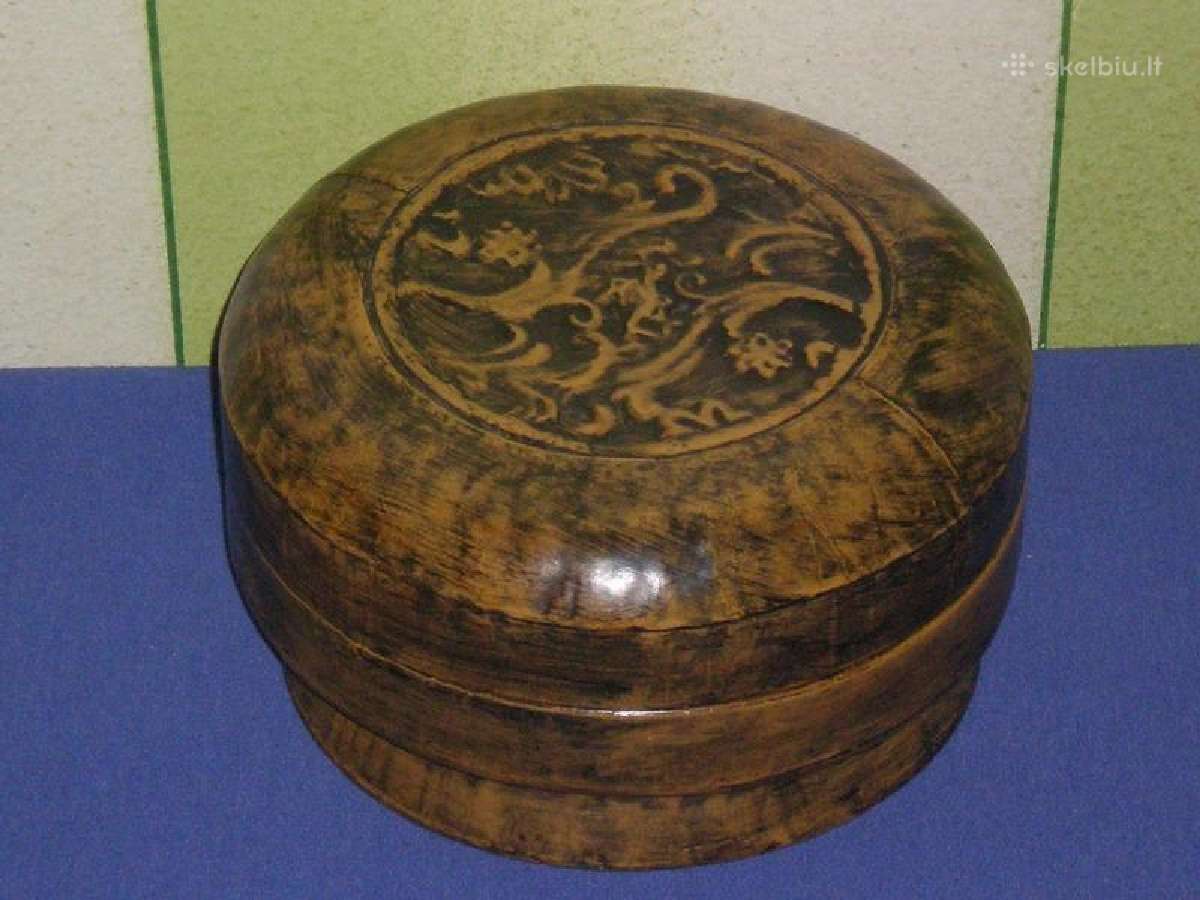 Metaline senovinio stiliaus papuosalu dezute - nuotraukos Nr. 3