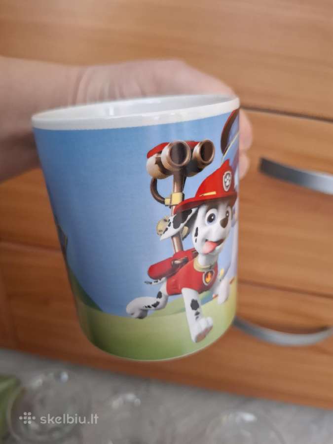 Puodeliai paw patrol,cars ,jacobs - nuotraukos Nr. 2