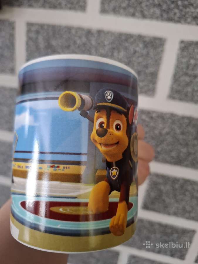 Puodeliai paw patrol,cars ,jacobs - nuotraukos Nr. 4