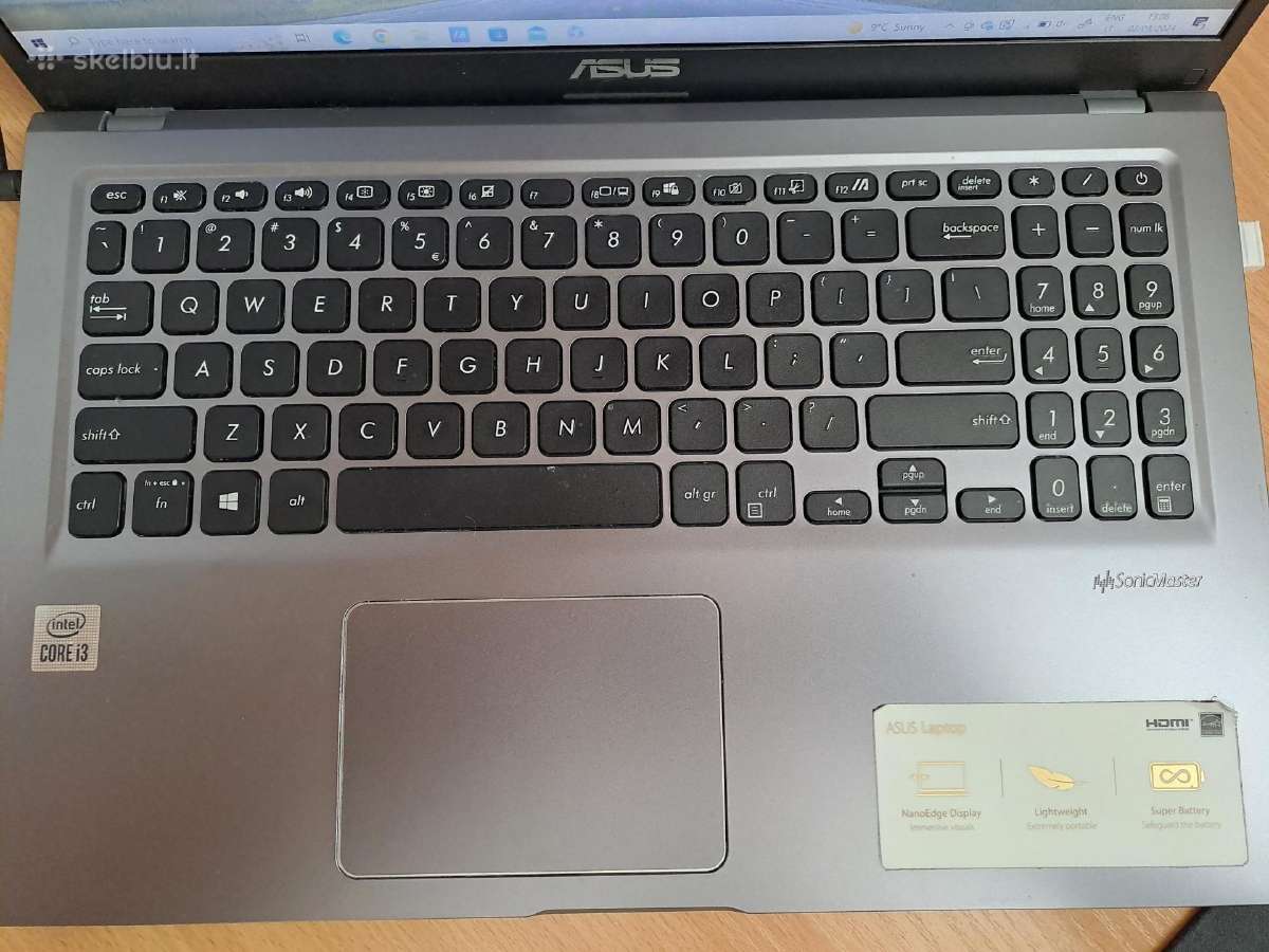 Asus Notebook Intel Core i3 - nuotraukos Nr. 2