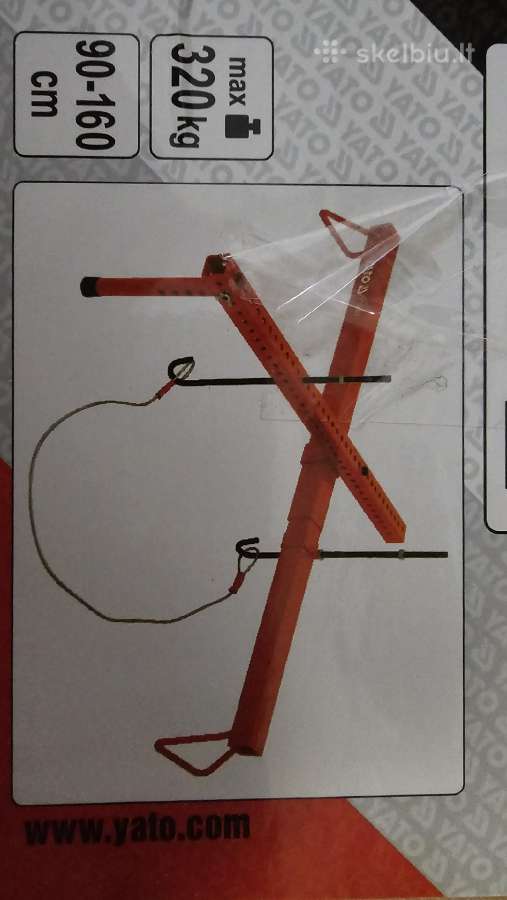 Atrama ant sparnų varikliui iškelti traversas - nuotraukos Nr. 4