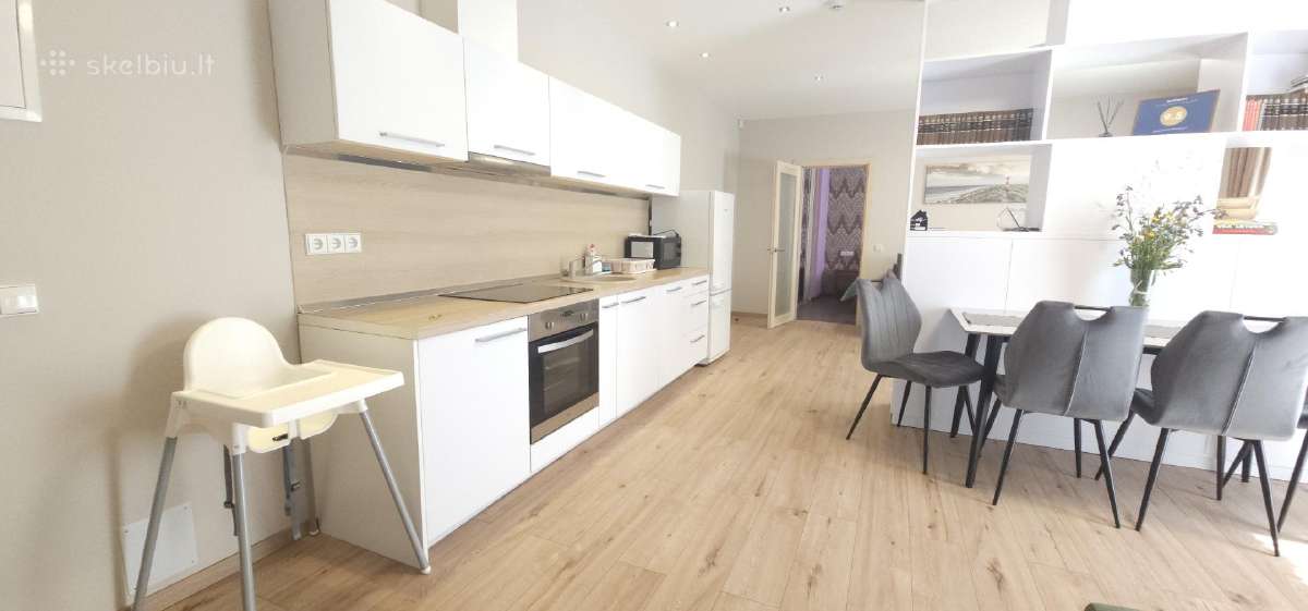 Išnuomojamas 1 miegamojo apartamentas su terasa - nuotraukos Nr. 2