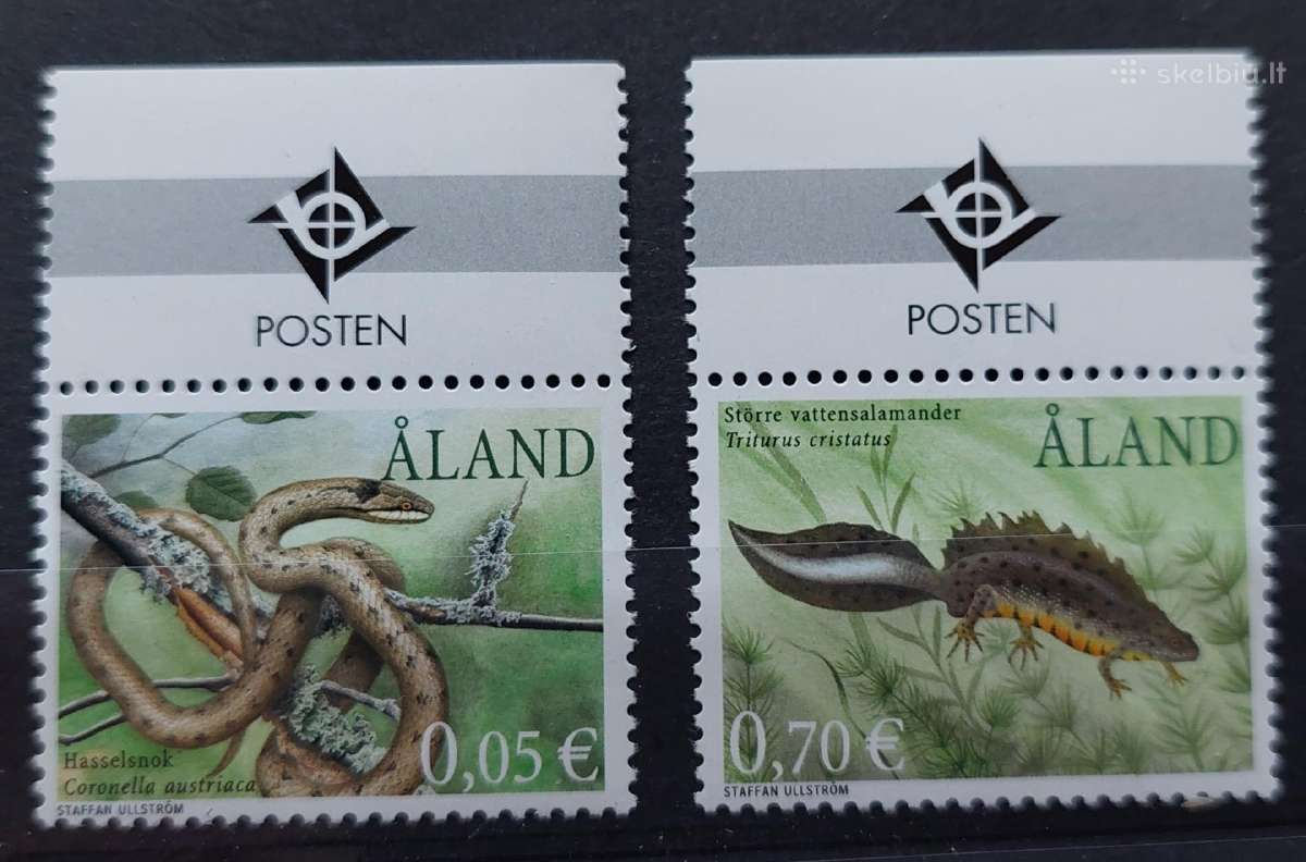 Alandai 2002 reptilijai, švarus Michel 199-200
