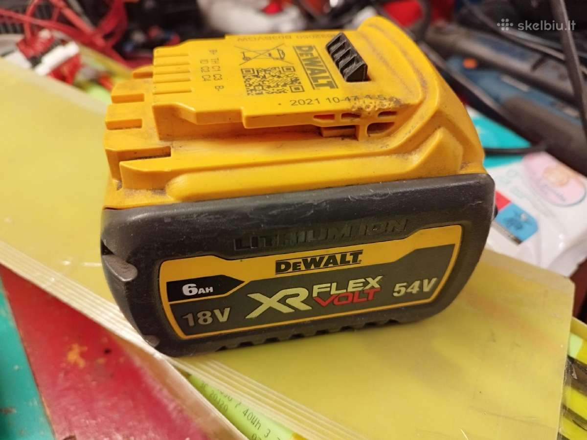 54v Dewalt baterija - nuotraukos Nr. 8