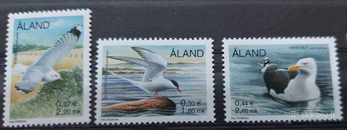 Alandai 2000 paukščiai, švarus Michel 168-170