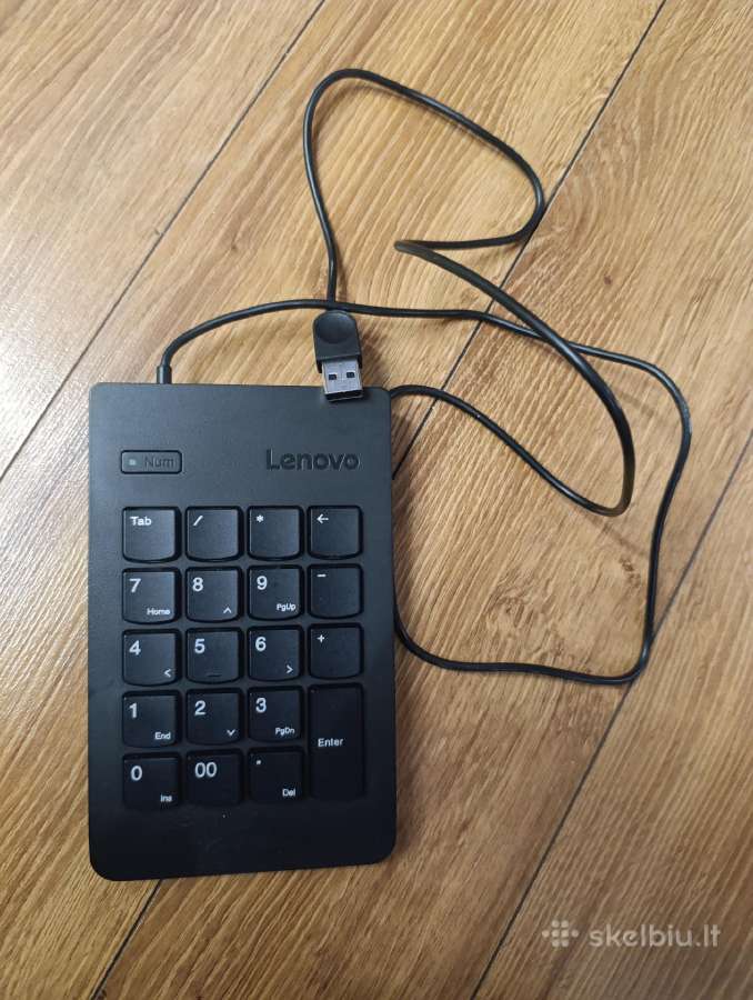 Kompiuterio klaviatūra Lenovo Essential Usb Numeri