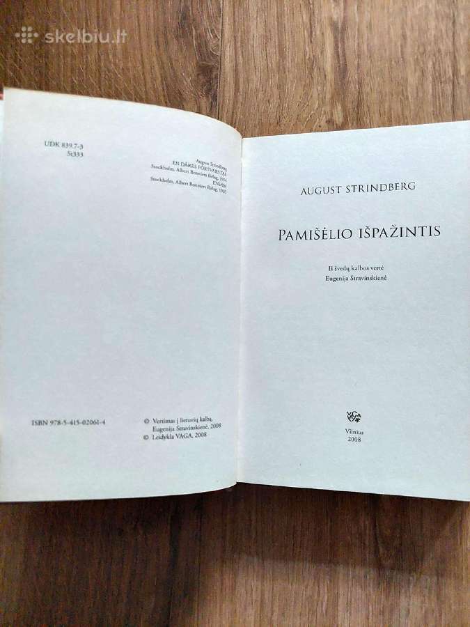 August Strindberg Pamišėlio išpažintis - nuotraukos Nr. 2