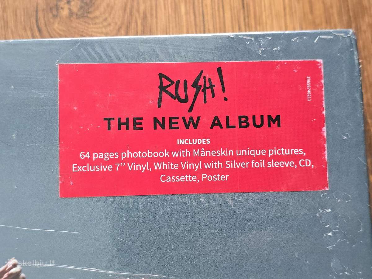 Maneskin Rush Deluxe Box Lp+CD+mc+7inch+poster - nuotraukos Nr. 3