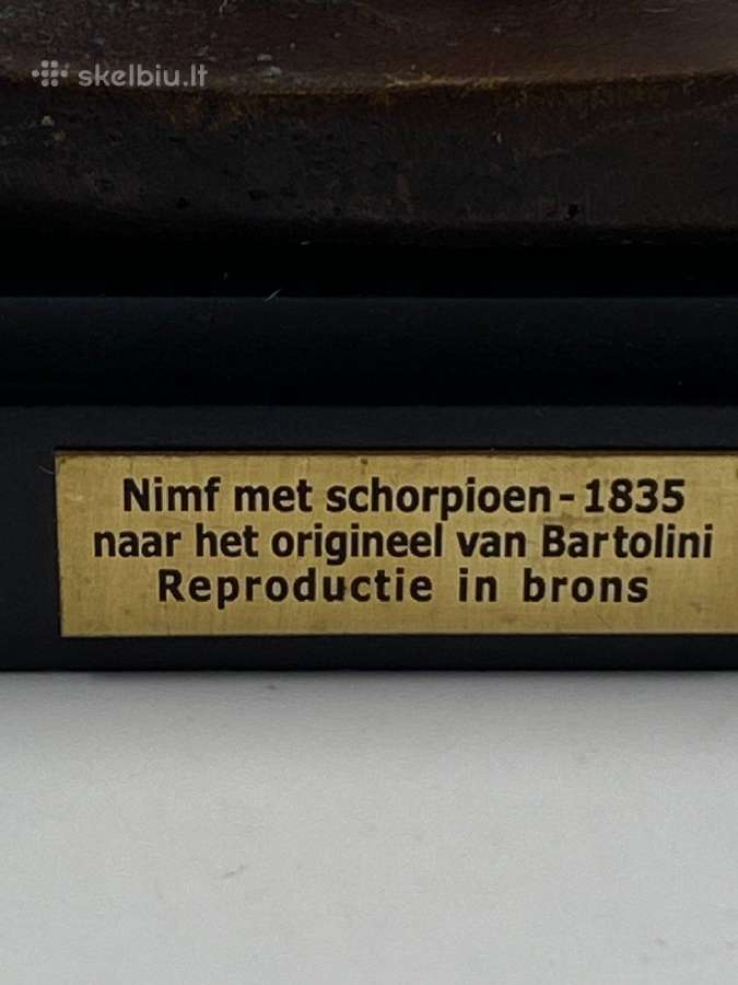 Bronzinė statula "Nimf met schorpioen" - nuotraukos Nr. 10