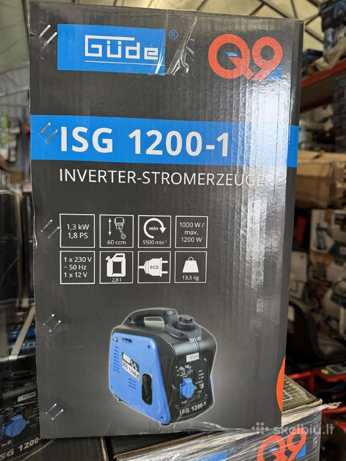 Inverterinis generatorius Gude Isg 1200-1 - nuotraukos Nr. 4
