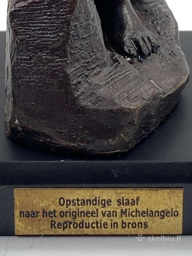Bronzinė statula "Maištaujantis vergas" - nuotraukos Nr. 7