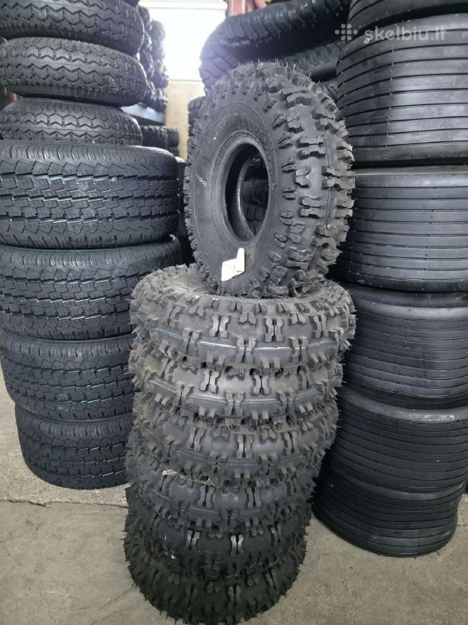 Naujos 15x5.00-6 padangos sniego valytuvams