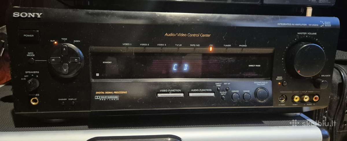 Sony Ta-ve610 Integrated AV amplifier Stiprintuvas