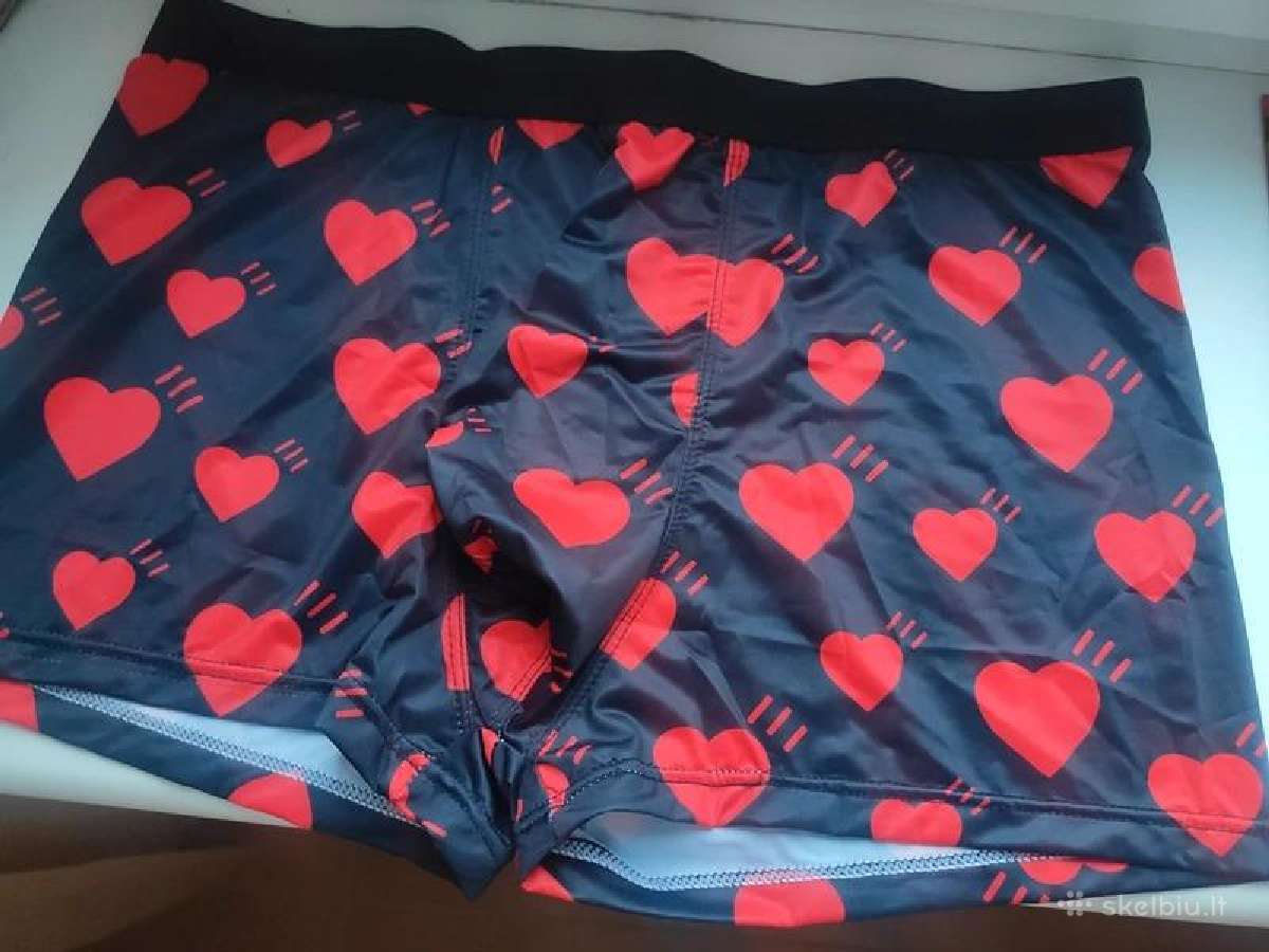 Mielos vyriškos kelnės širdelėse