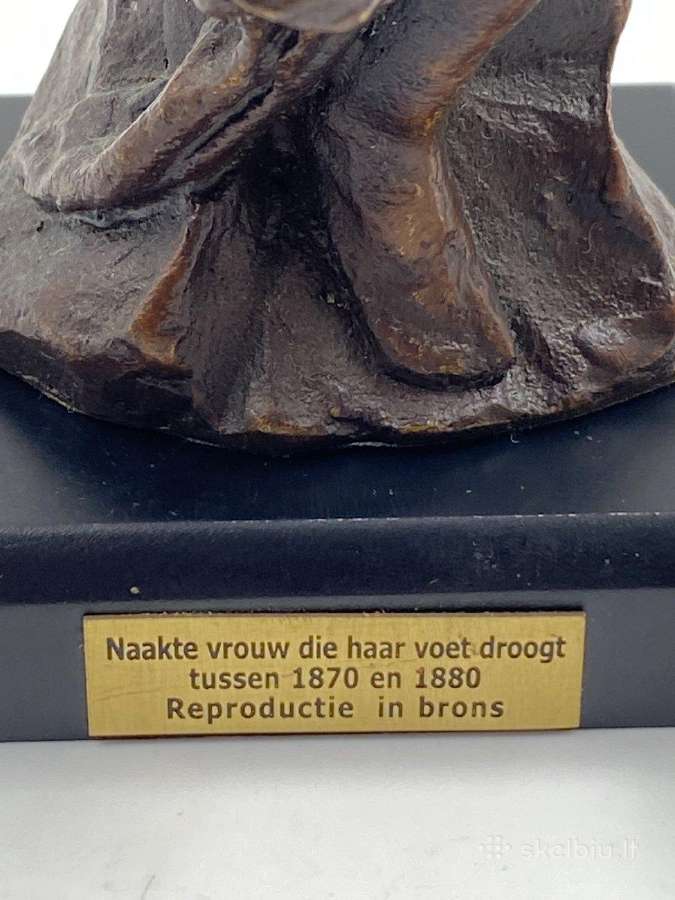 Bronzinė statula "Moteris" - nuotraukos Nr. 7