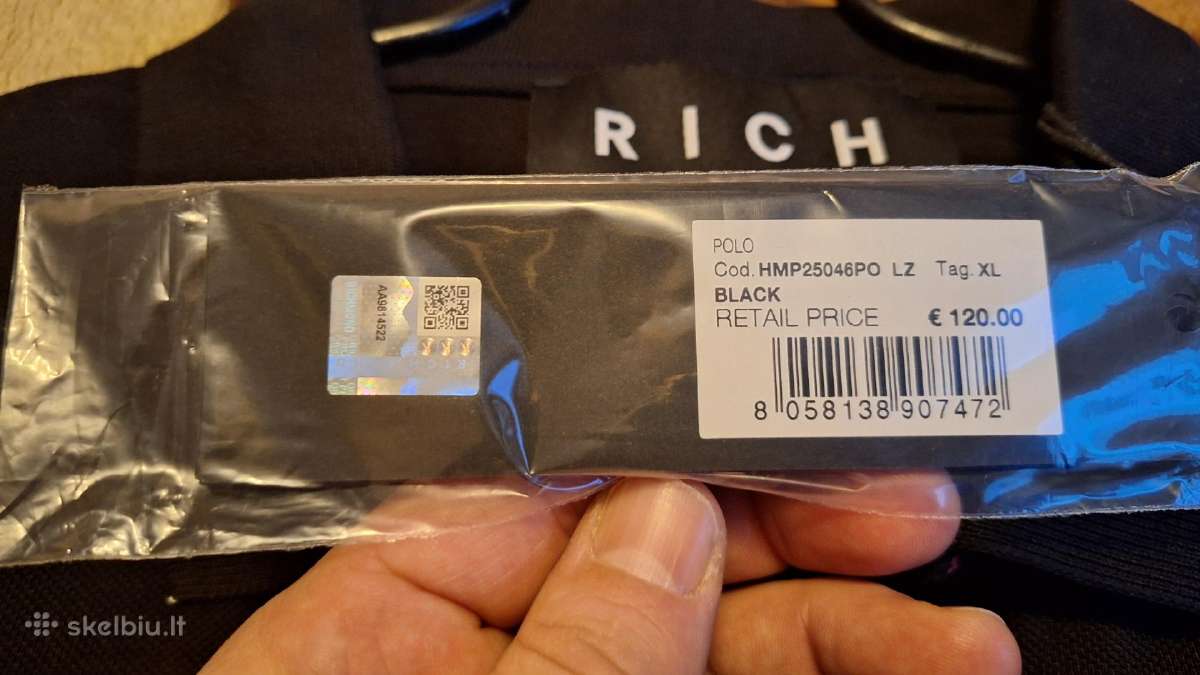 John Richmond Rich polo XL nauja su etikete - nuotraukos Nr. 3